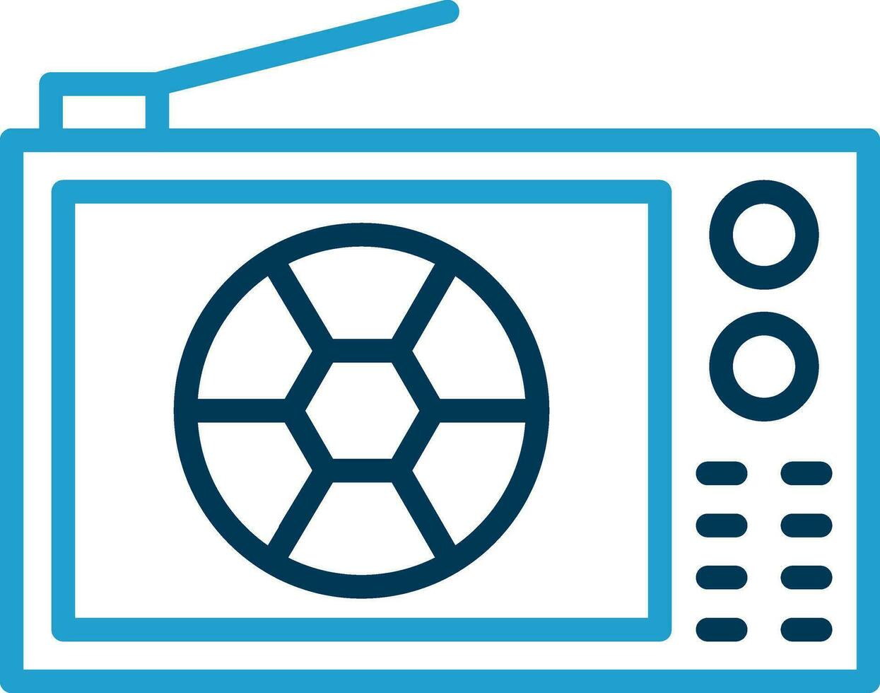 conception d'icône de vecteur de télévision