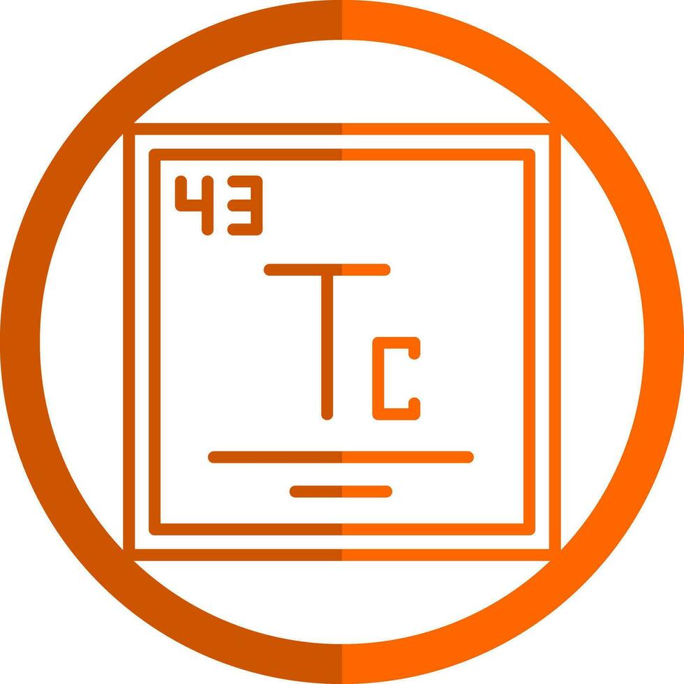 technétium vecteur icône conception