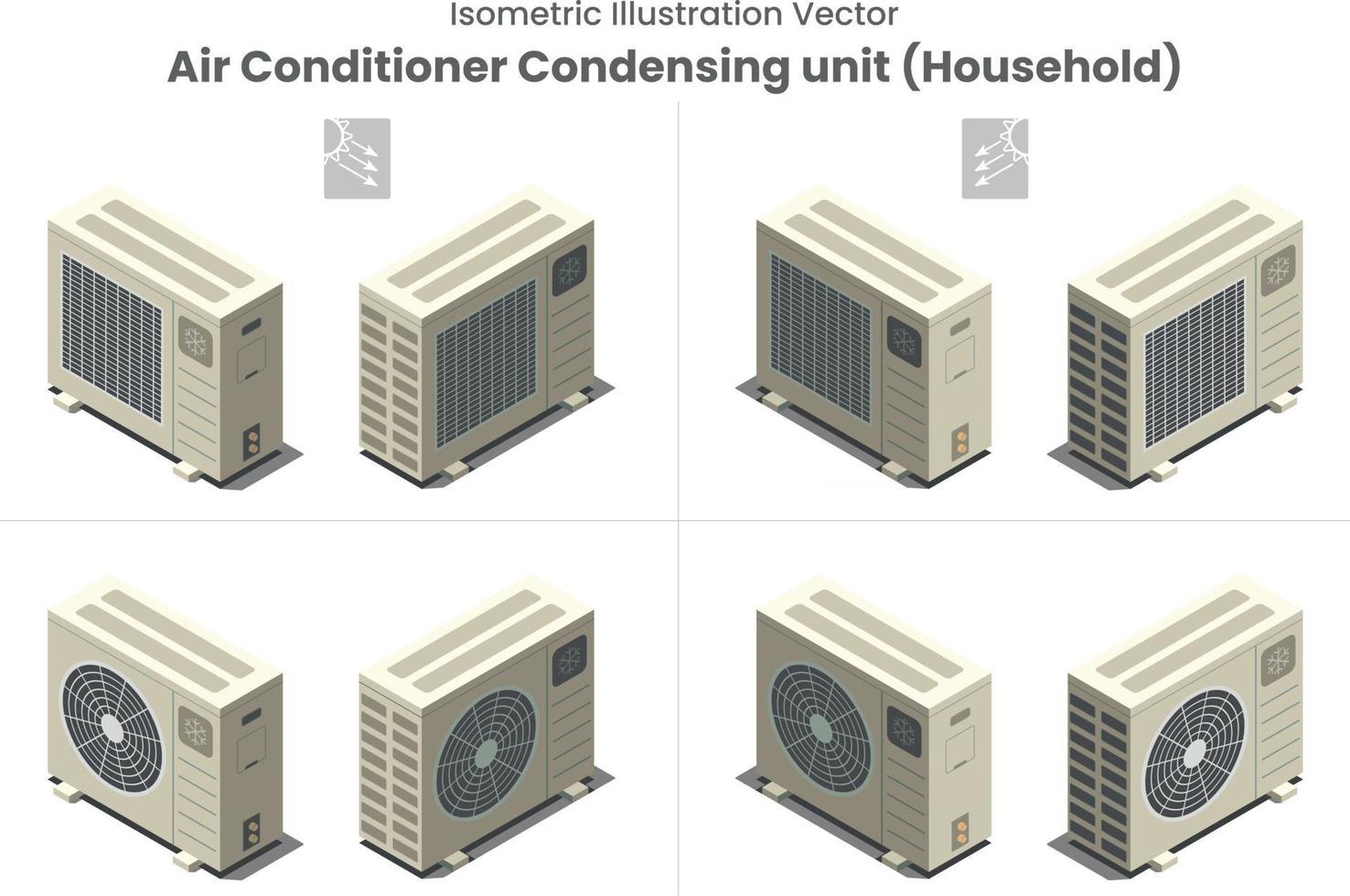 unité de condensation isométrique vector aircon ra type 1