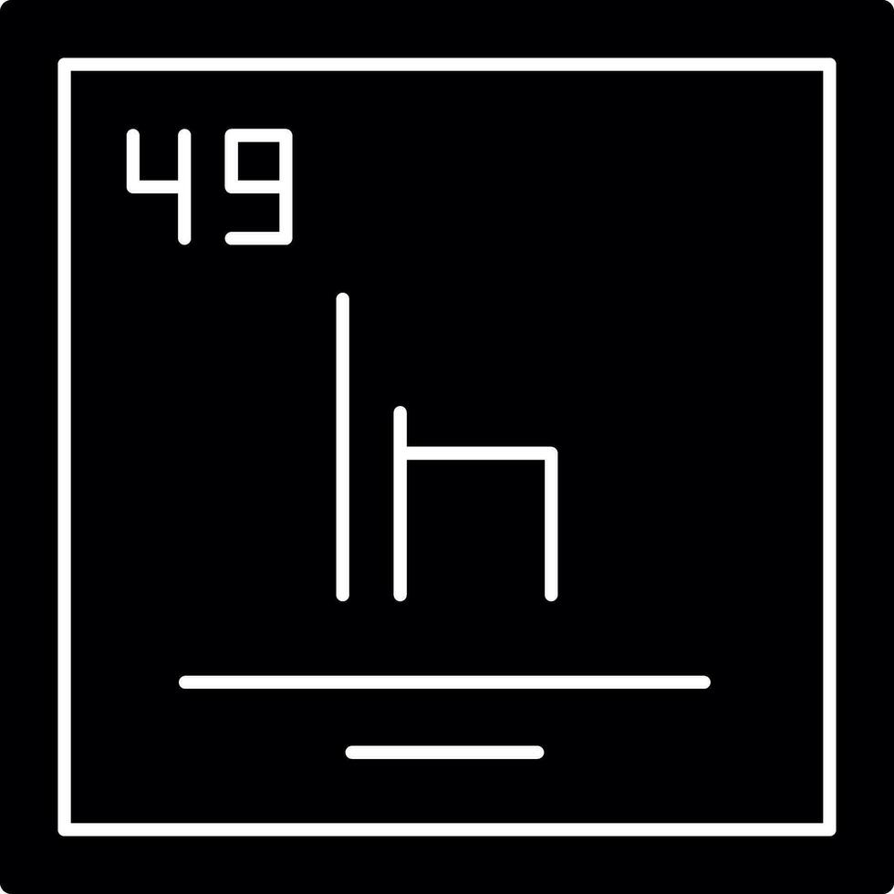 indium vecteur icône conception