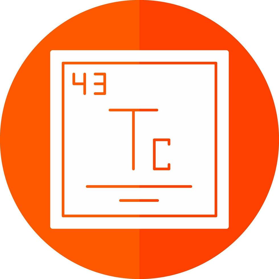 technétium vecteur icône conception