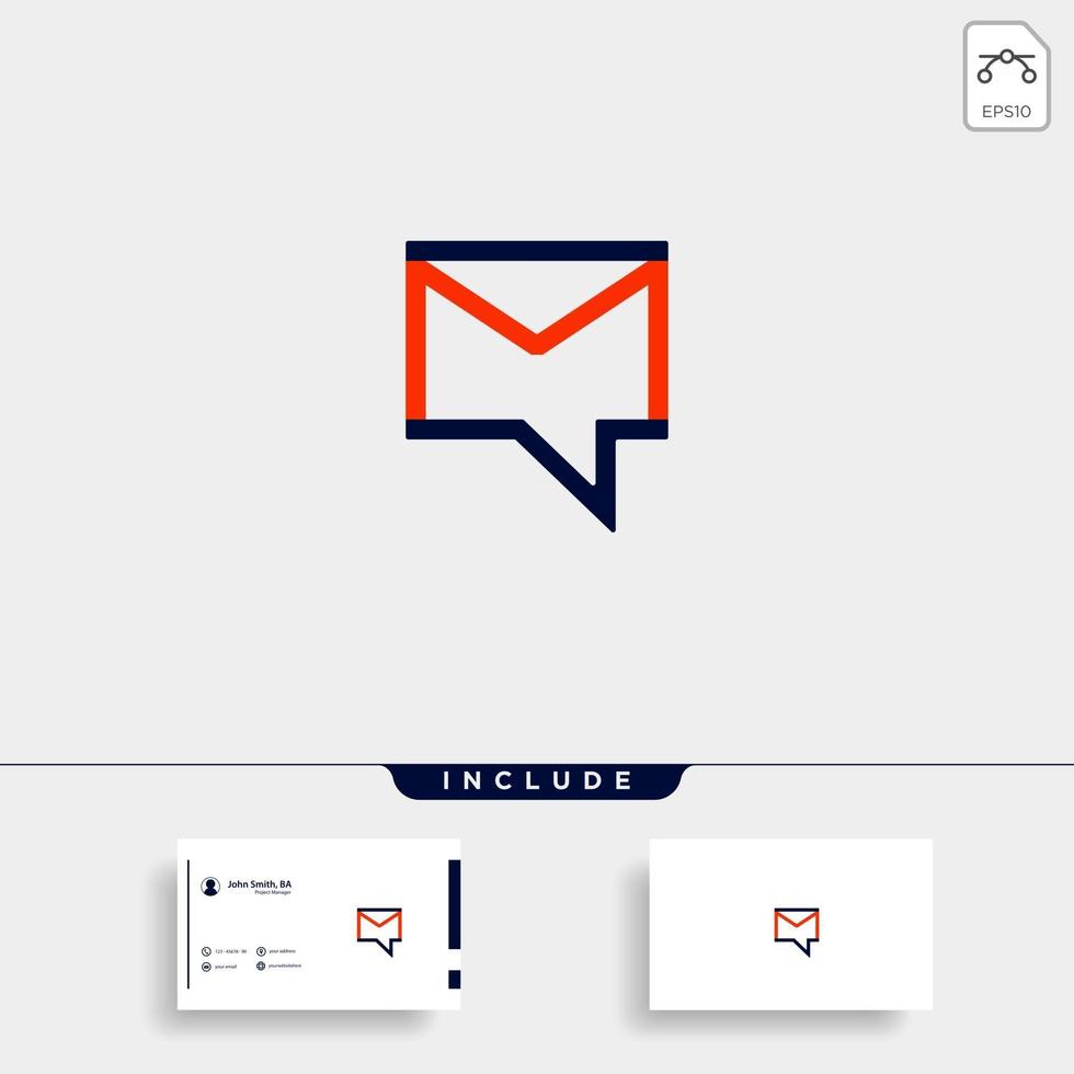 lettre m chat logo modèle vector illustration de conception