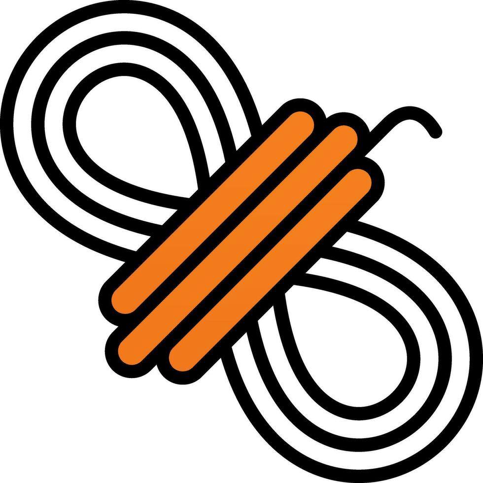 conception d'icône de vecteur de corde