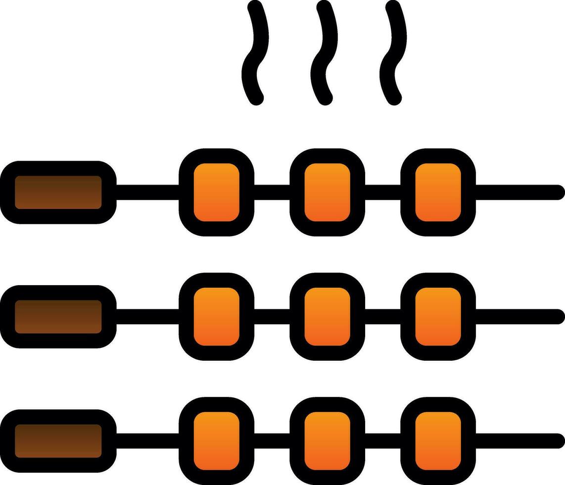 conception d'icône de vecteur de barbecue