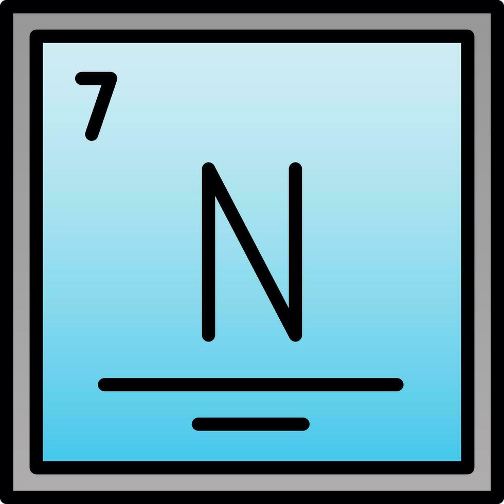 azote vecteur icône conception