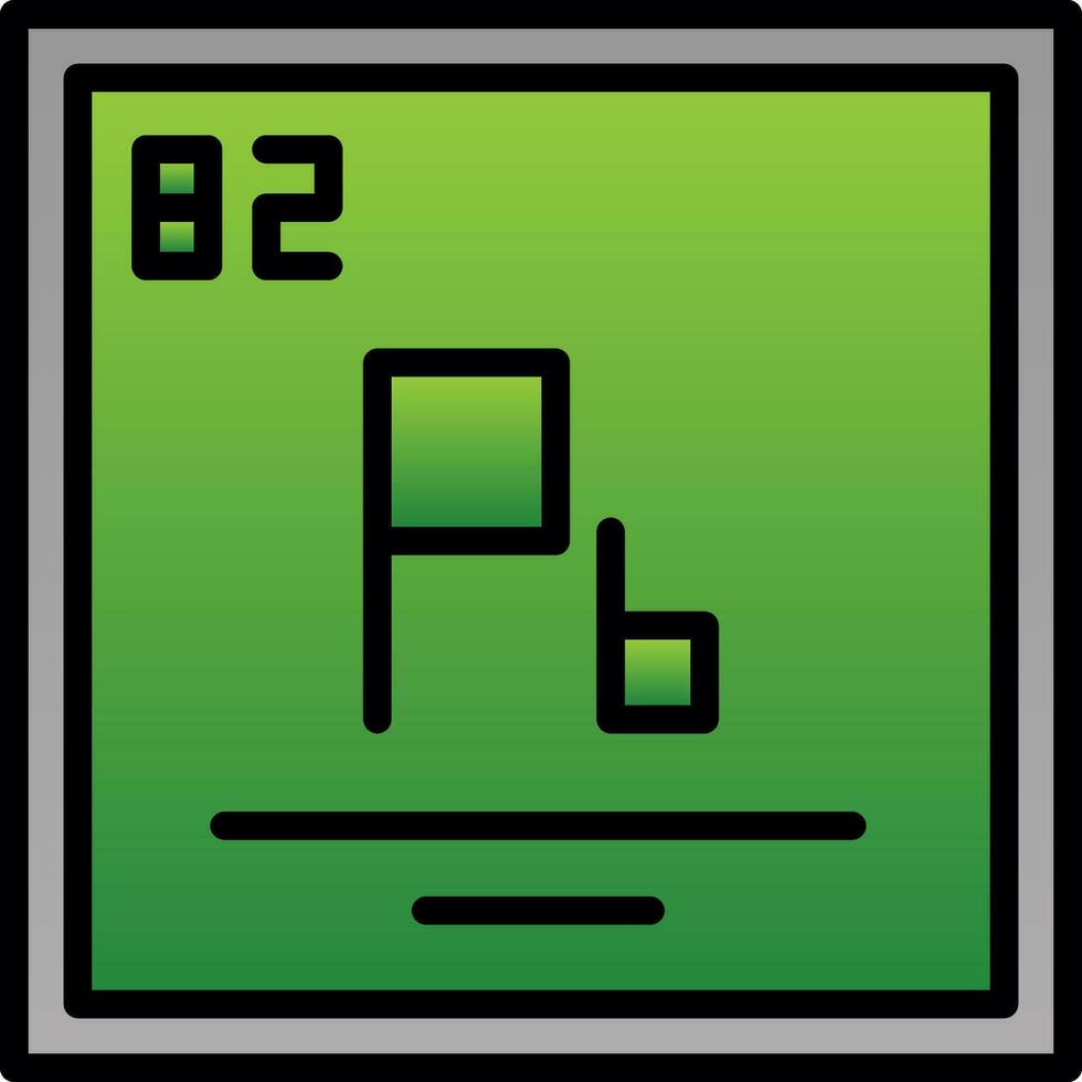 conception d'icône de vecteur de plomb