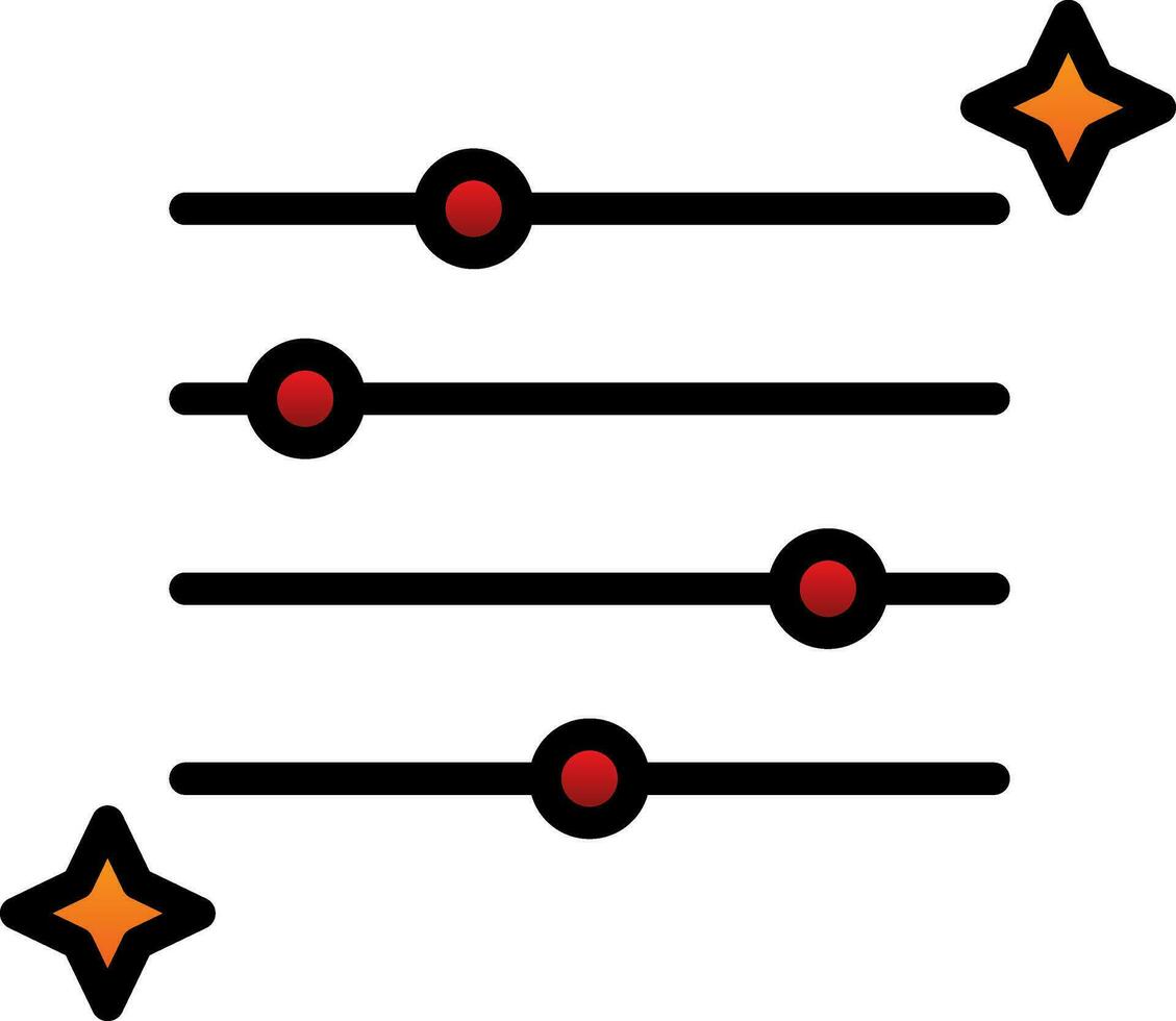 conception d'icône de vecteur de filtre