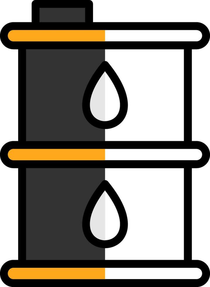 conception d'icône de vecteur de baril