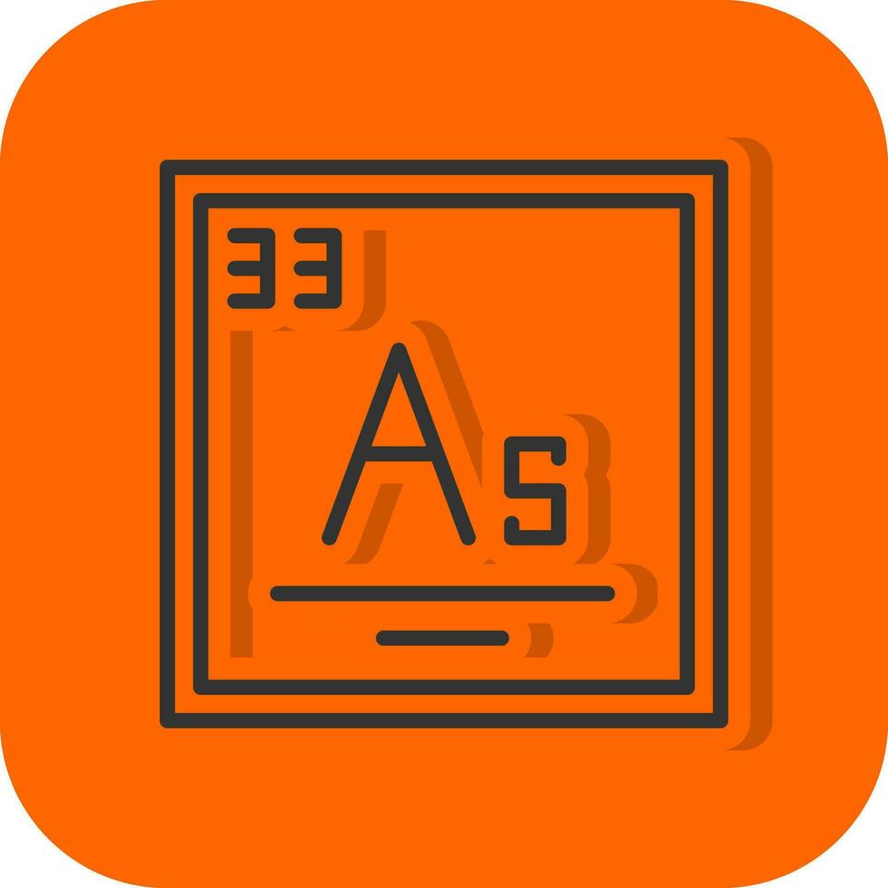 arsenic vecteur icône conception