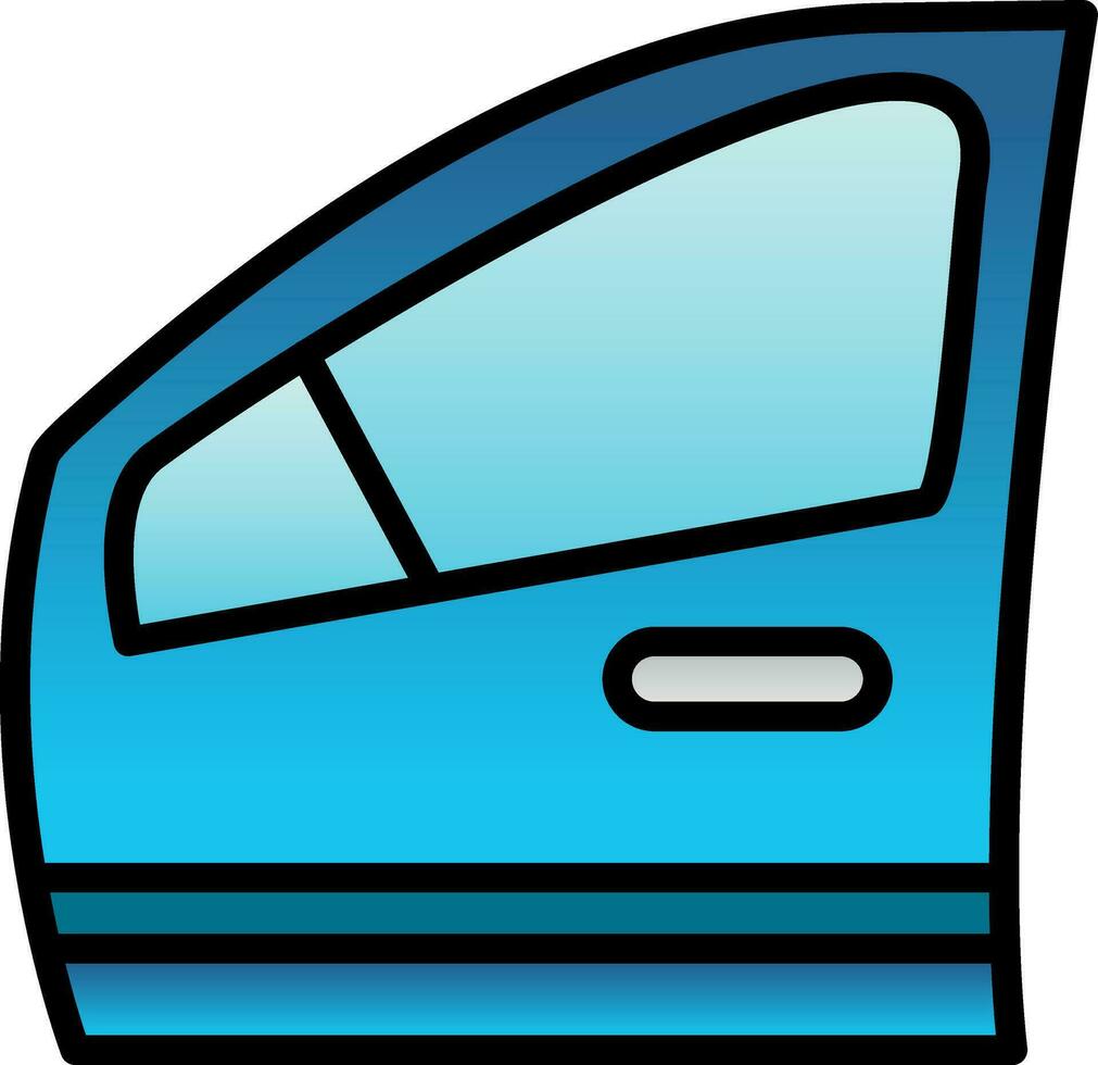 conception d'icône de vecteur de porte de voiture