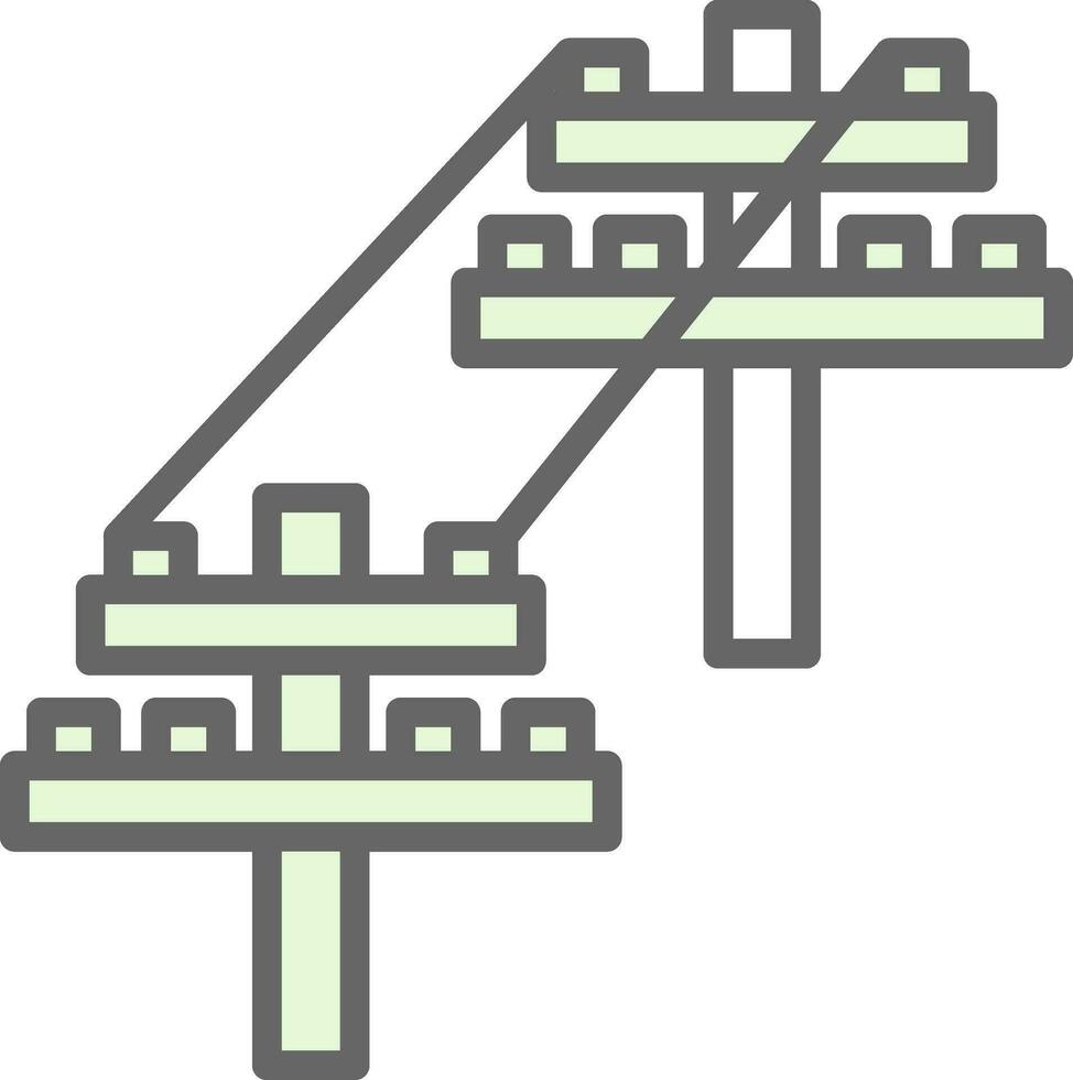 conception d'icône de vecteur de tour électrique