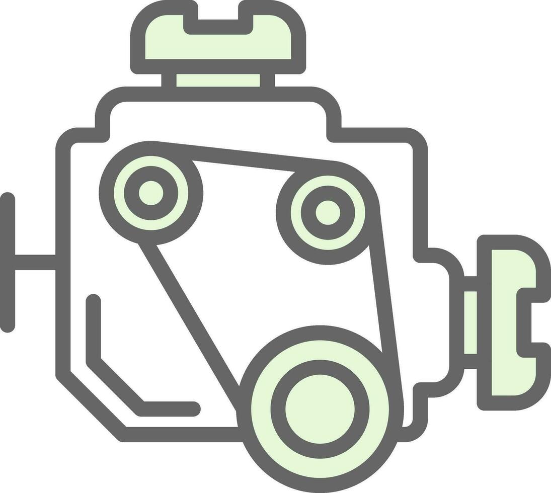 conception d'icône de vecteur de moteur