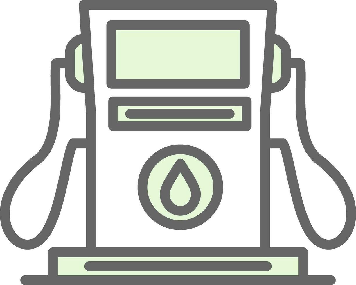 conception d'icône de vecteur de carburant