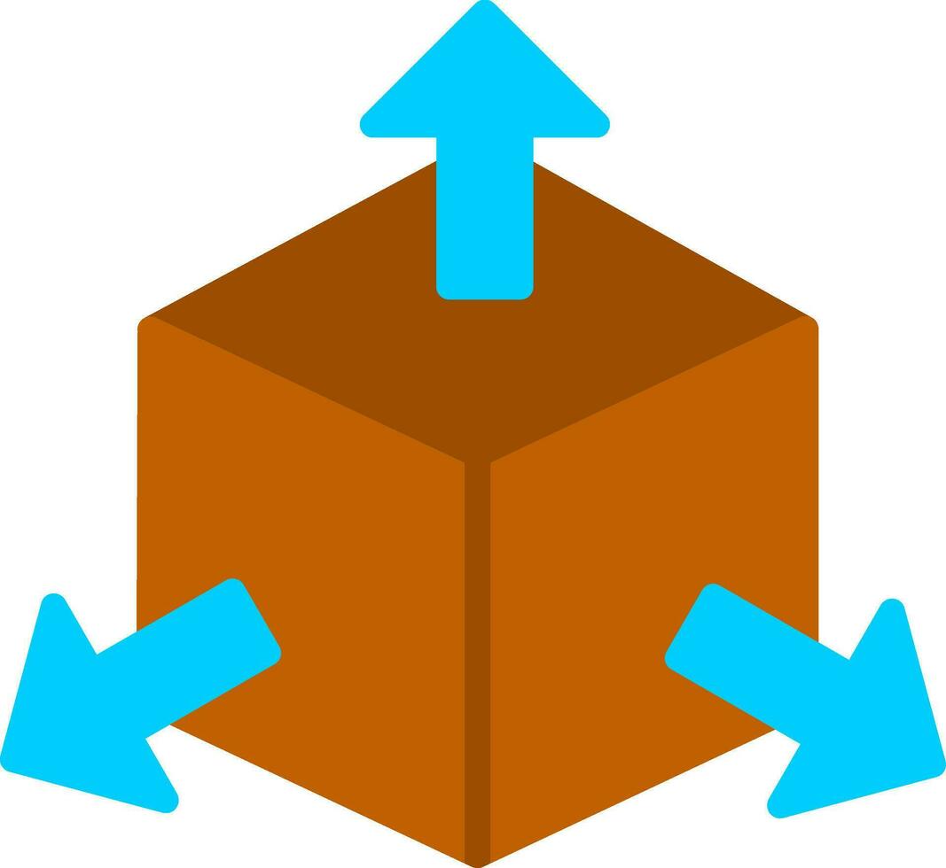 conception d'icône de vecteur de cube