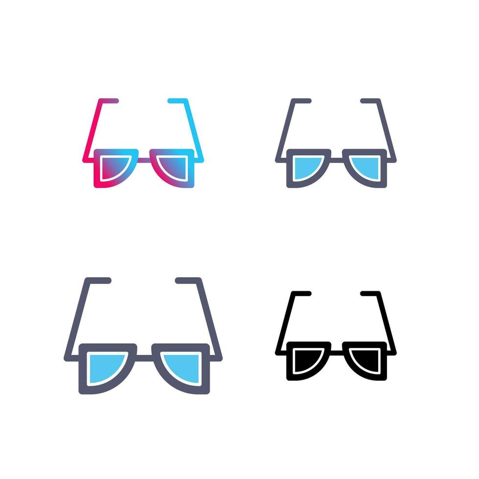 icône de vecteur de lunettes de soleil