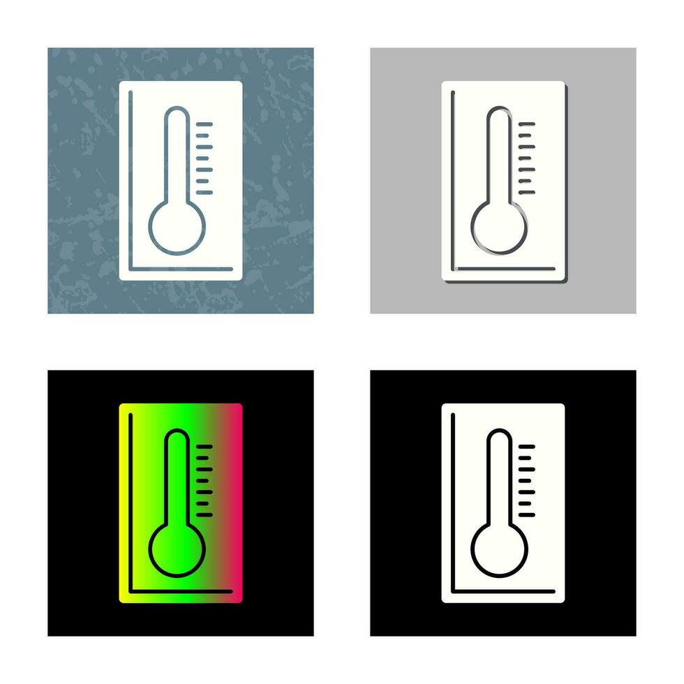 icône de vecteur de thermomètre