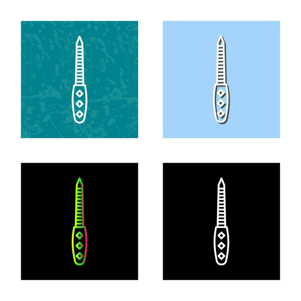 icône de vecteur de lime à ongles