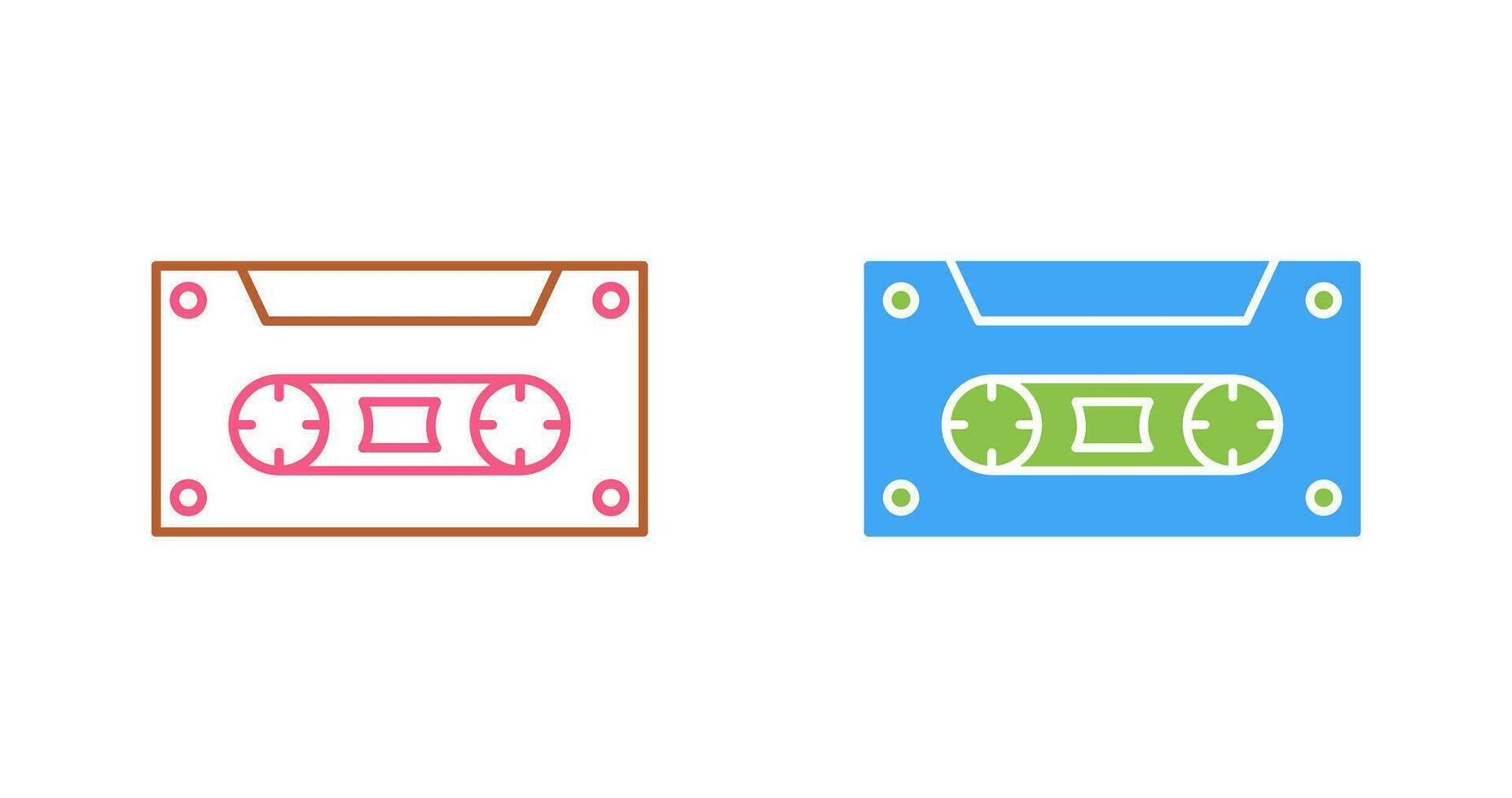 icône de vecteur de cassette