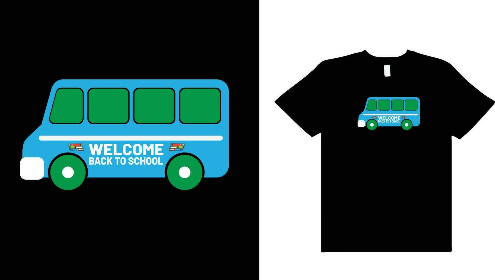 Bienvenue retour à école typographie t chemise conception - retour à école T-shirt conception. vecteur