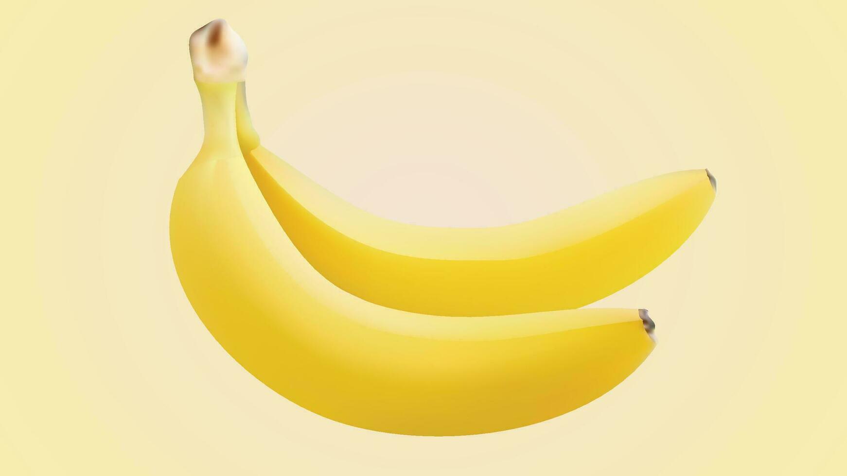 banane réaliste vecteur