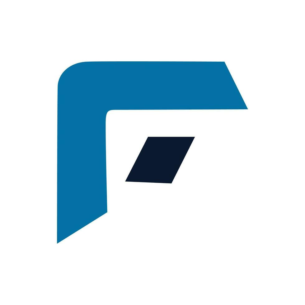 lettre F logo vecteur