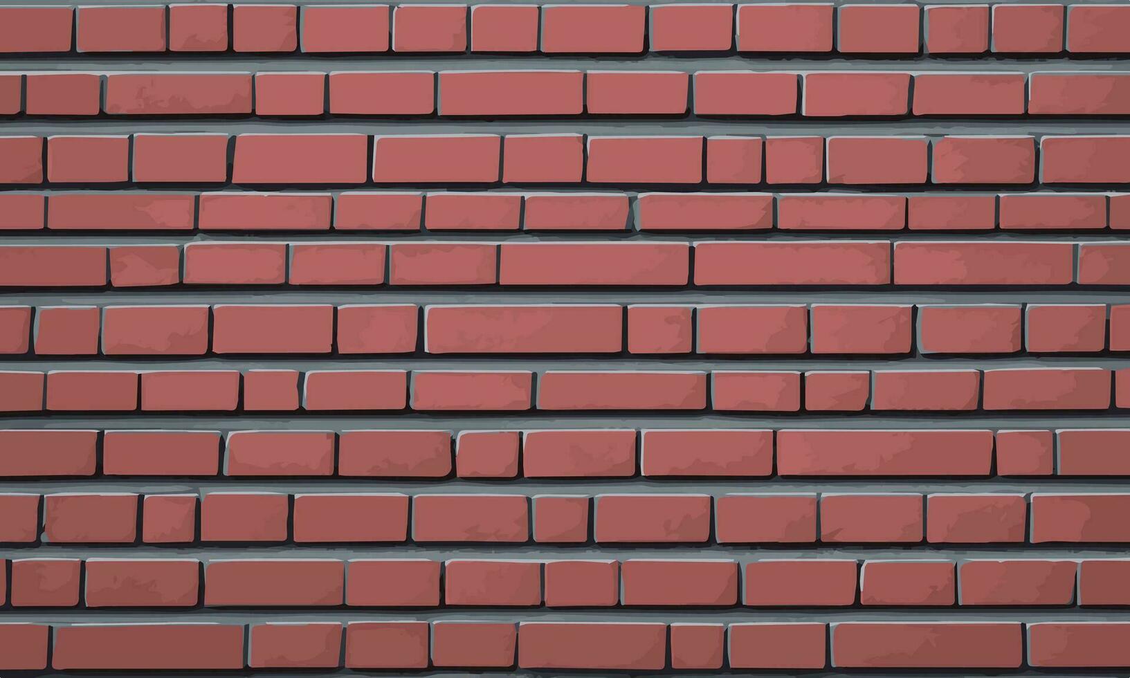 nuit rouge brique mur texture sans couture modèle vecteur illustration pour continu reproduire, fermer brique mur surface Contexte