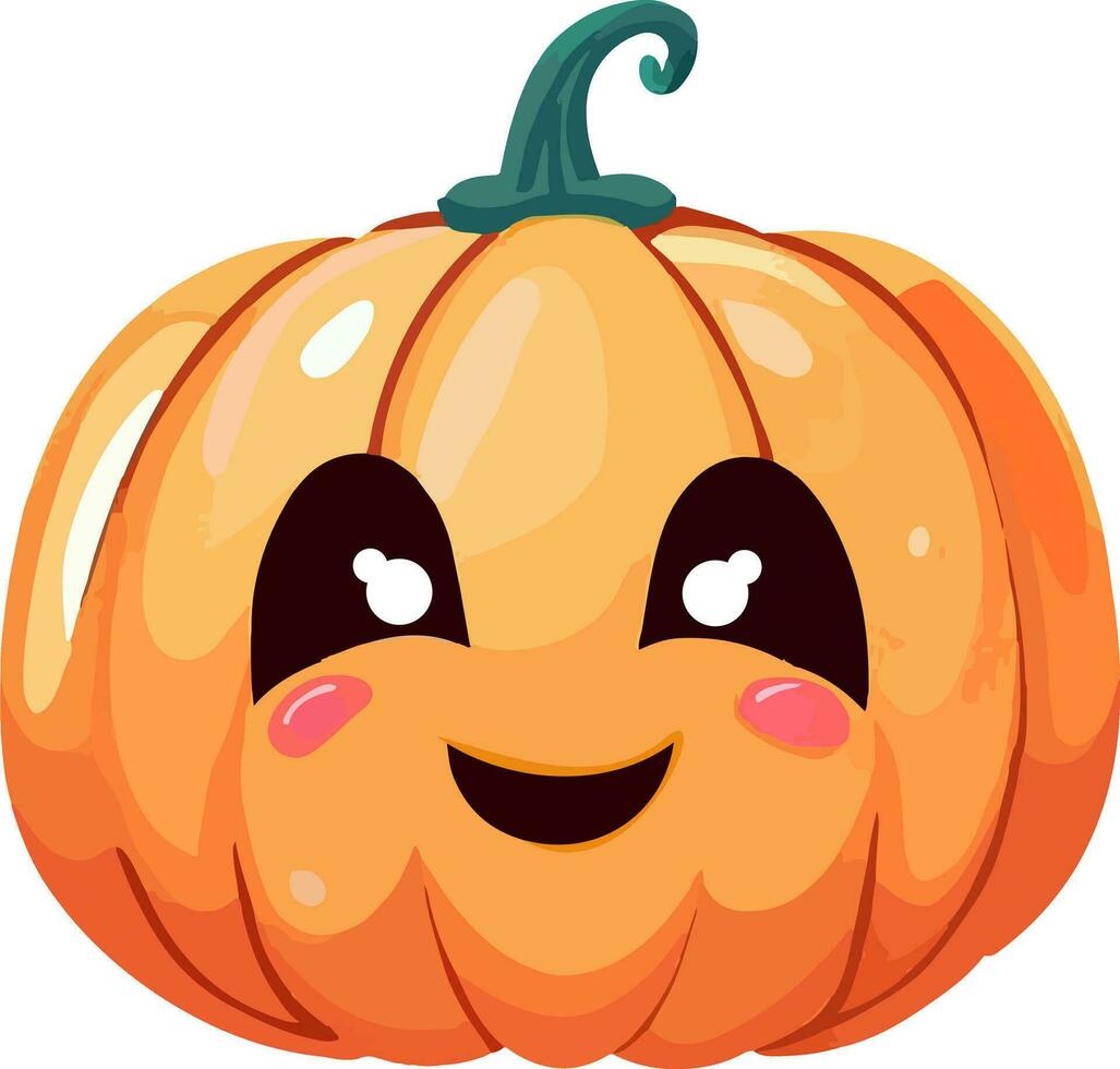 mignonne Halloween citrouille clipart vecteur