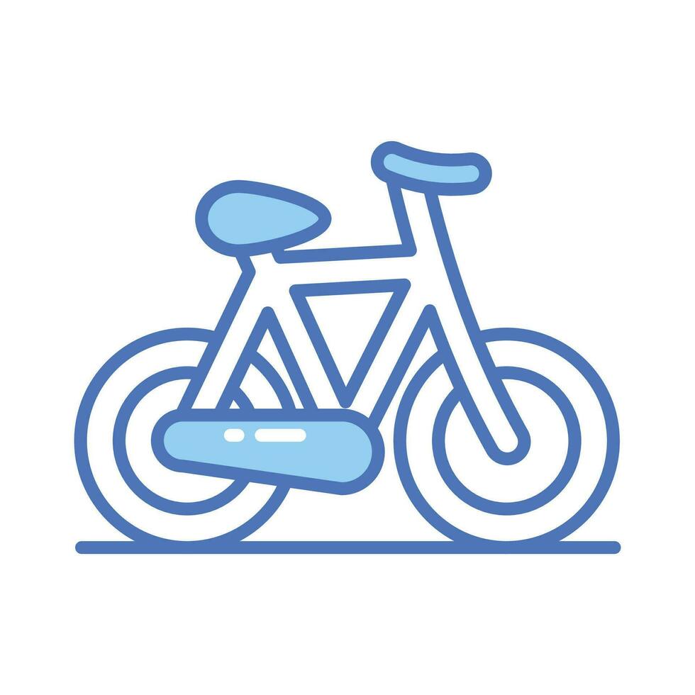 vélo icône conception dans moderne style, pédale bicyclette vecteur conception