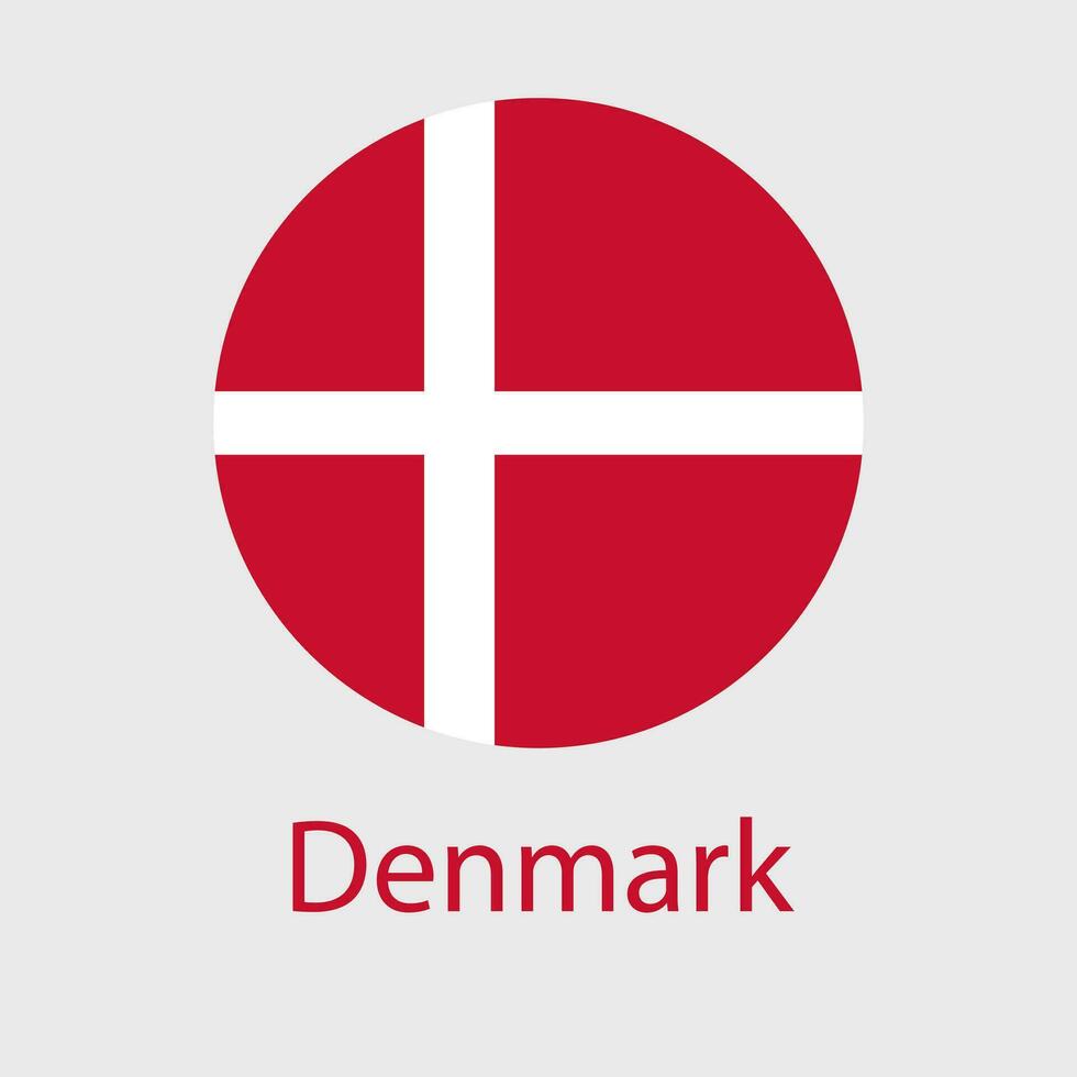 Danemark drapeau vecteur icône