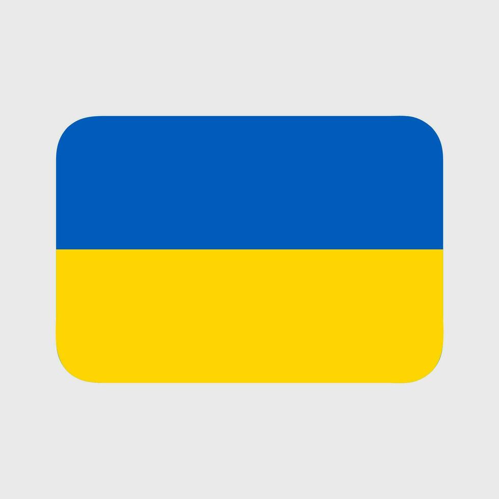 ukrainien drapeau. bleu et Jaune drapeau de Ukraine. vecteur