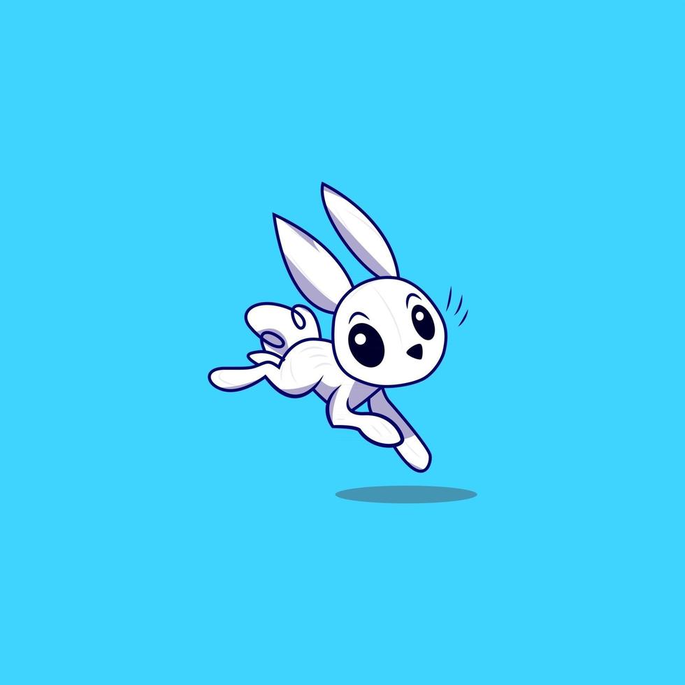 mascotte de personnage animal lapin mignon vecteur