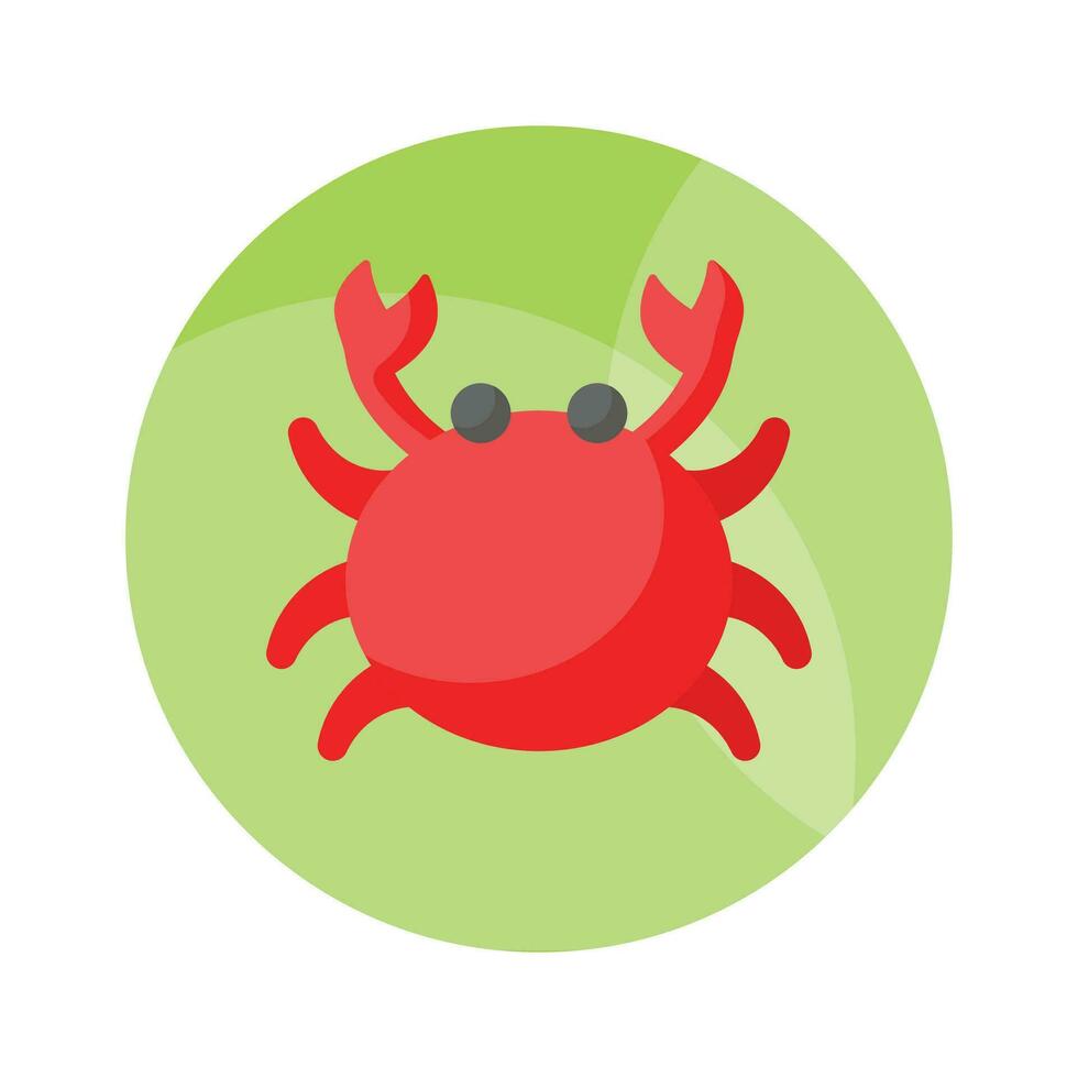 avoir votre mains sur cette mignonne vecteur de crabe, une tape à l'oeil mer animal