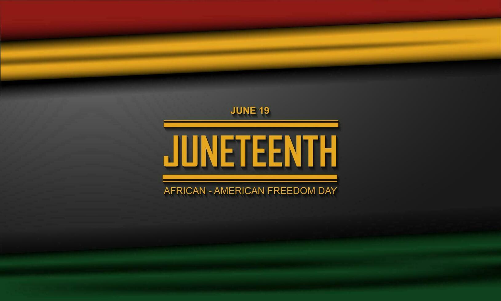 content juneteenth juin 19 liberté journée Contexte vecteur illustration