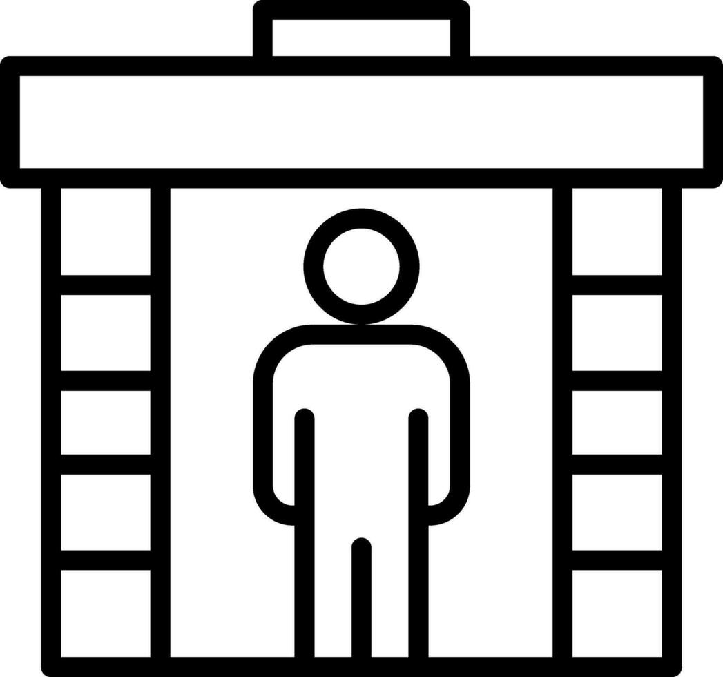 conception d'icône de vecteur de détecteur de métaux