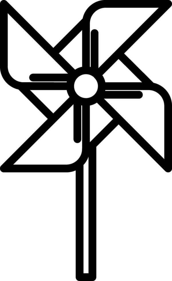 conception d'icône de vecteur de moulinet