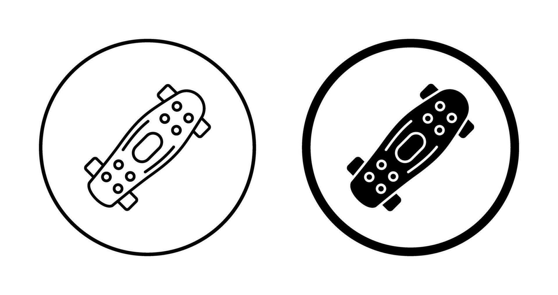 icône de vecteur de planche à roulettes