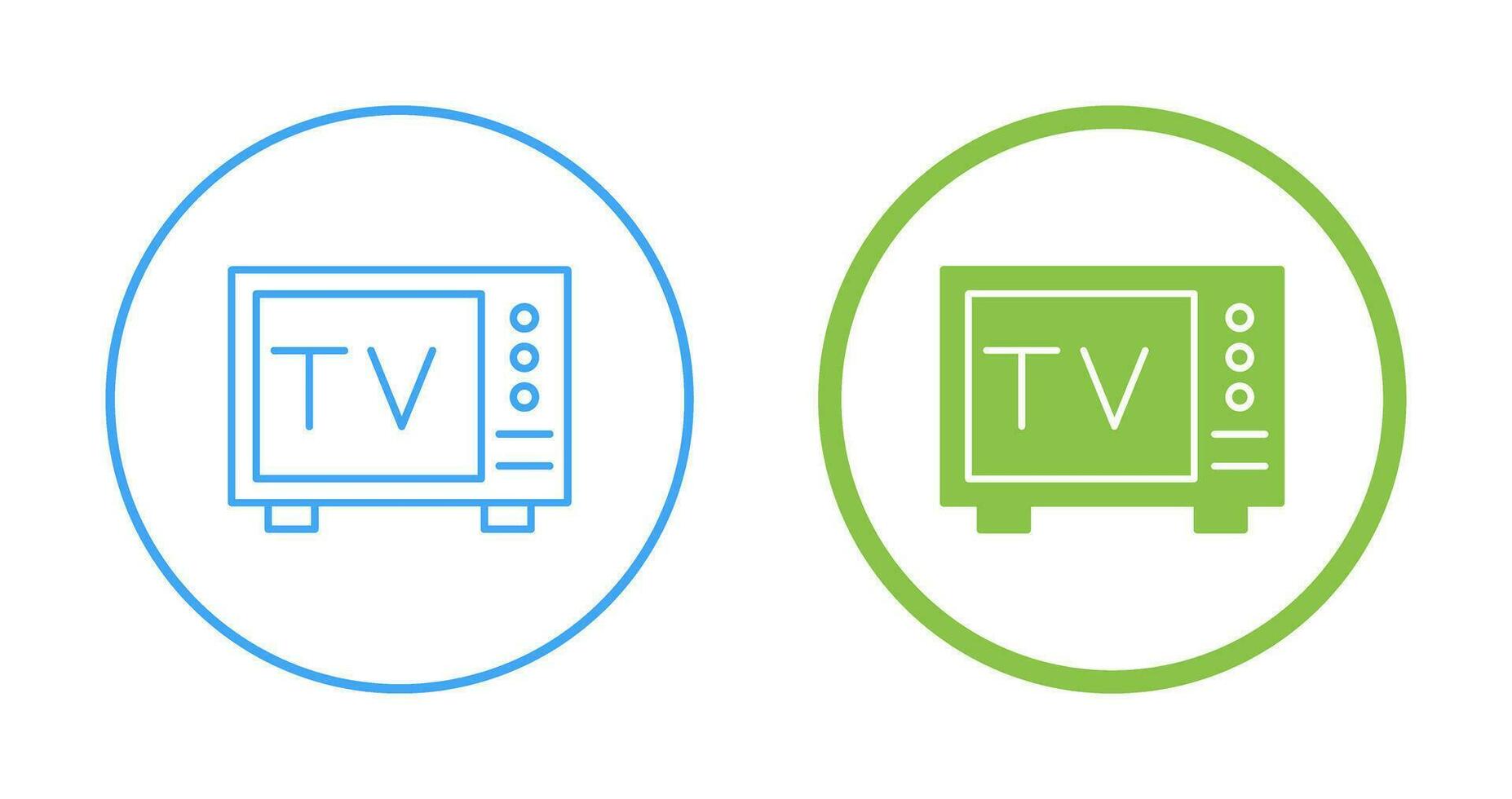 icône de vecteur de télévision