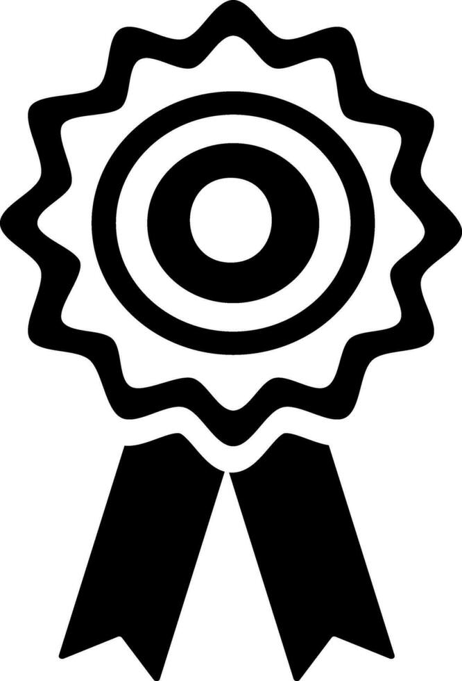 vecteur badge avec ruban icône.