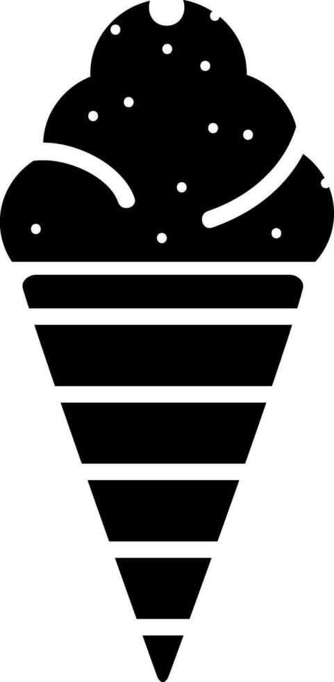 vecteur la glace crème signe ou symbole dans plat style.