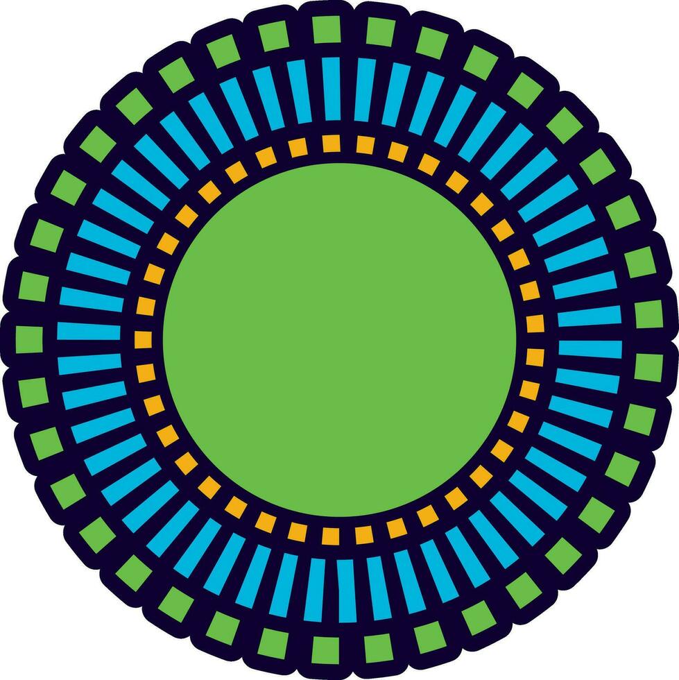 coloré cercle élément conception. vecteur