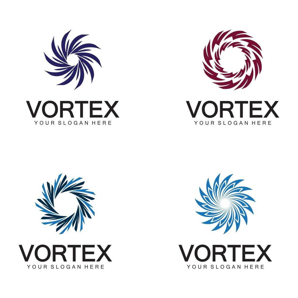 vortex logo symbole icône illustration design vecteur