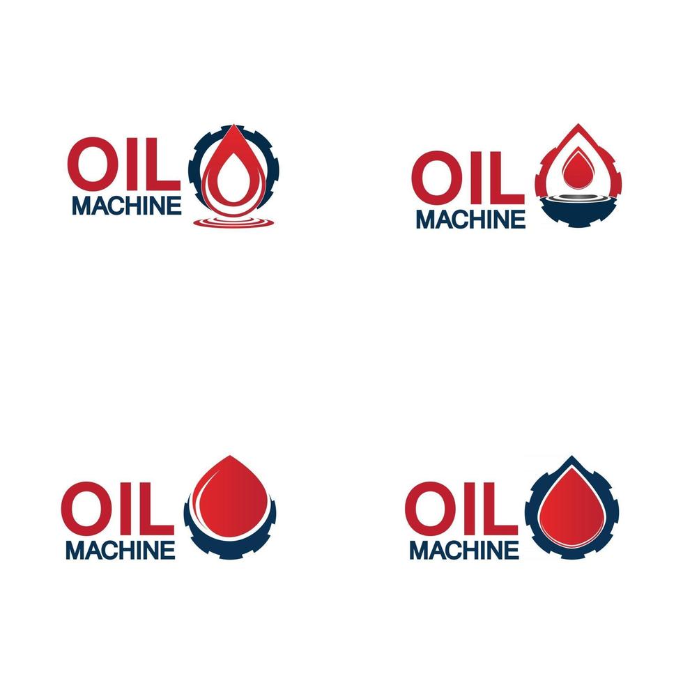 modèle de conception de vecteur de l'industrie pétrolière