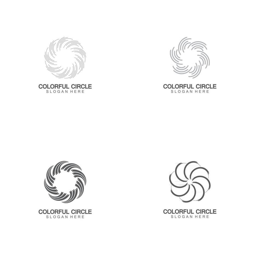 modèle de vecteur de conception de logo de cercle