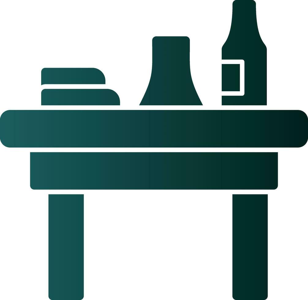 conception d'icône de vecteur de table
