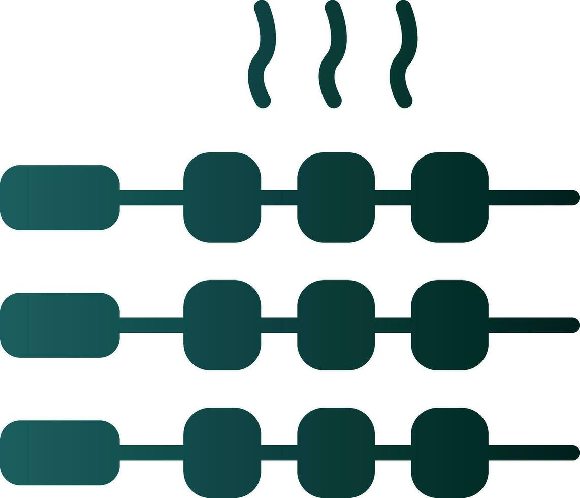 conception d'icône de vecteur de barbecue