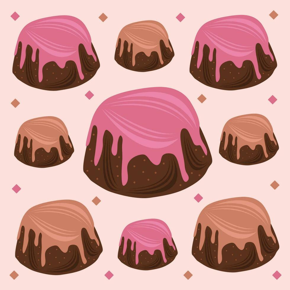 Noël pudding gâteau vecteur illustration pour graphique conception et décoratif élément