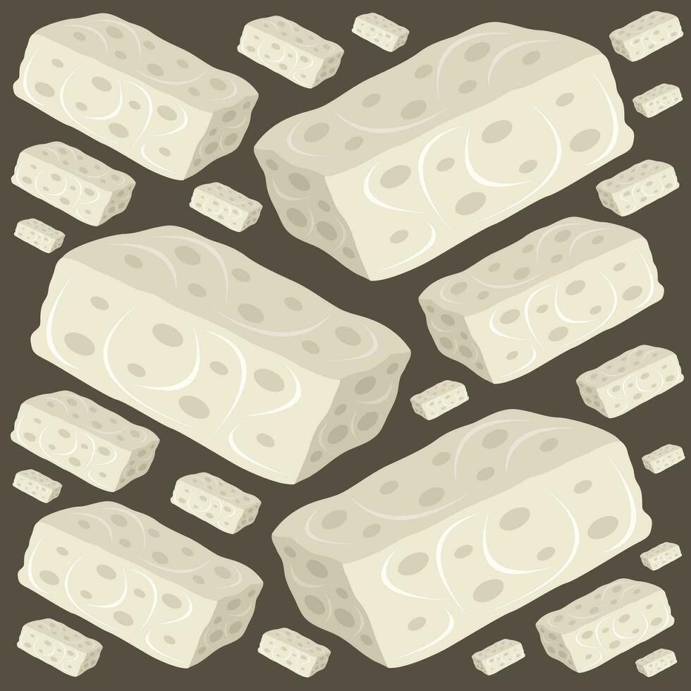 feta fromage bloquer vecteur illustration pour graphique conception et décoratif élément