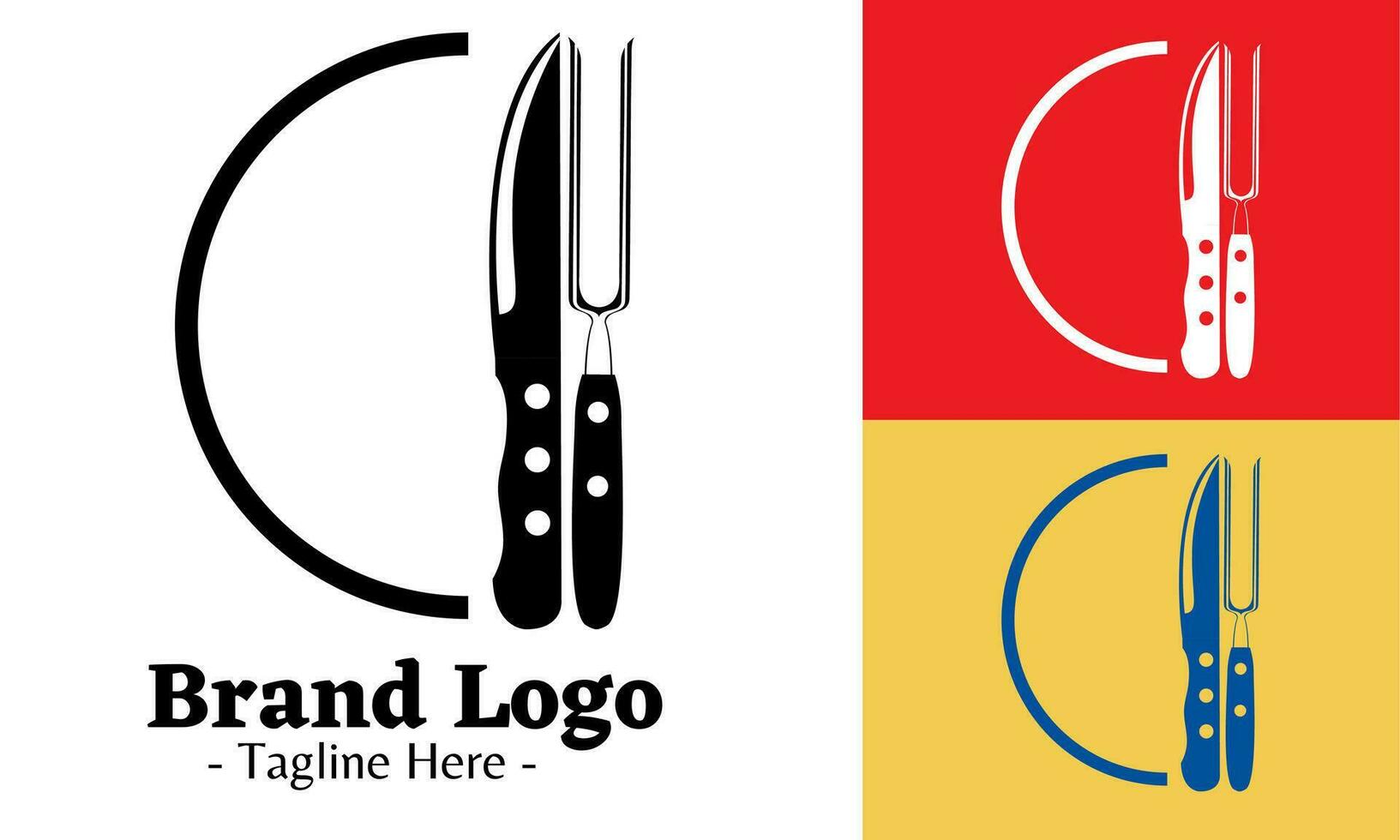 restaurant logo conception vecteur, moderne logos concept vecteur