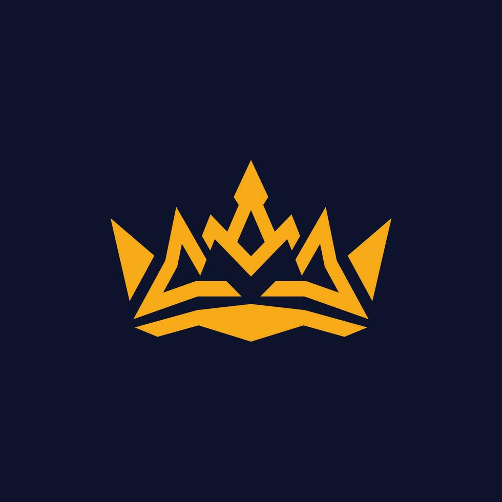 vecteur e-sport logo Roi couronne