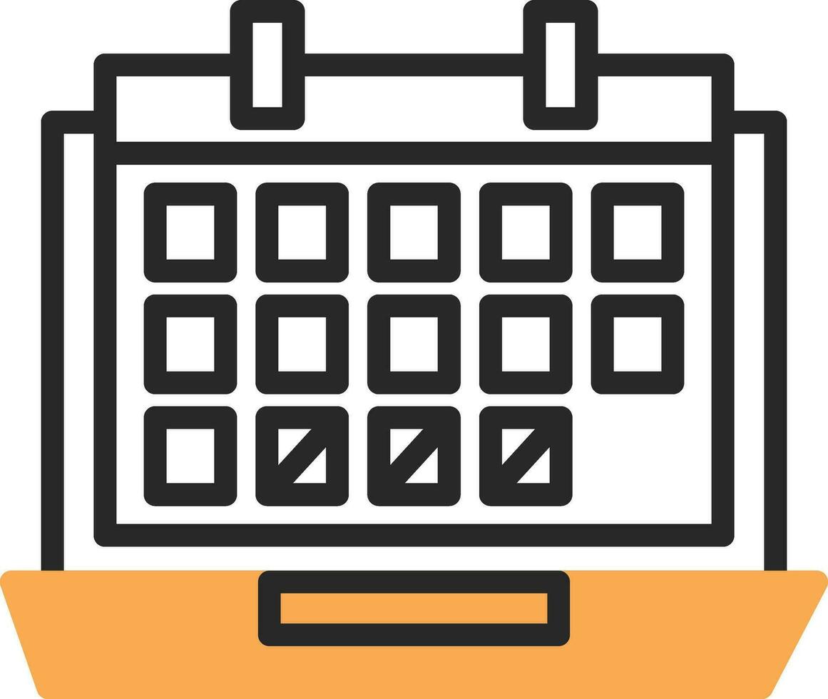 conception d'icône de vecteur de calendrier